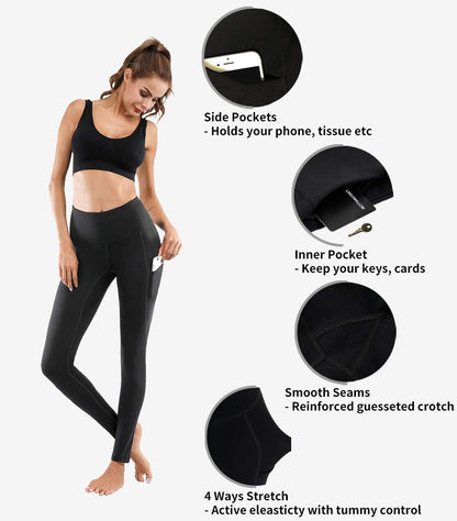 Ultimate Comfort High Waist Yoga Pants with Pockets - Soft Stretch Leggings for Women