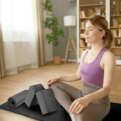 Ultimate 7-Piece Yoga Set: Extra Thick 71"x24" Mat, Blocks, Stretch Strap, Towels & Knee Pad for Home, Studio, and Gym Workouts