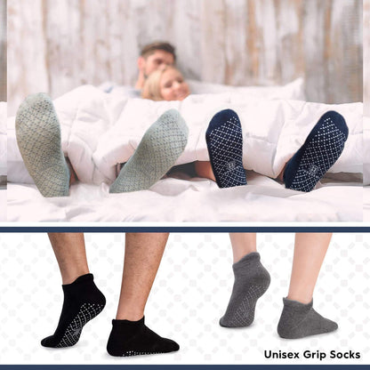 Ultimate Unisex Non-Slip Grip Socks for Yoga, Pilates, and Home Comfort