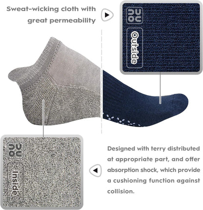 Ultimate Unisex Non-Slip Grip Socks for Yoga, Pilates, and Home Comfort