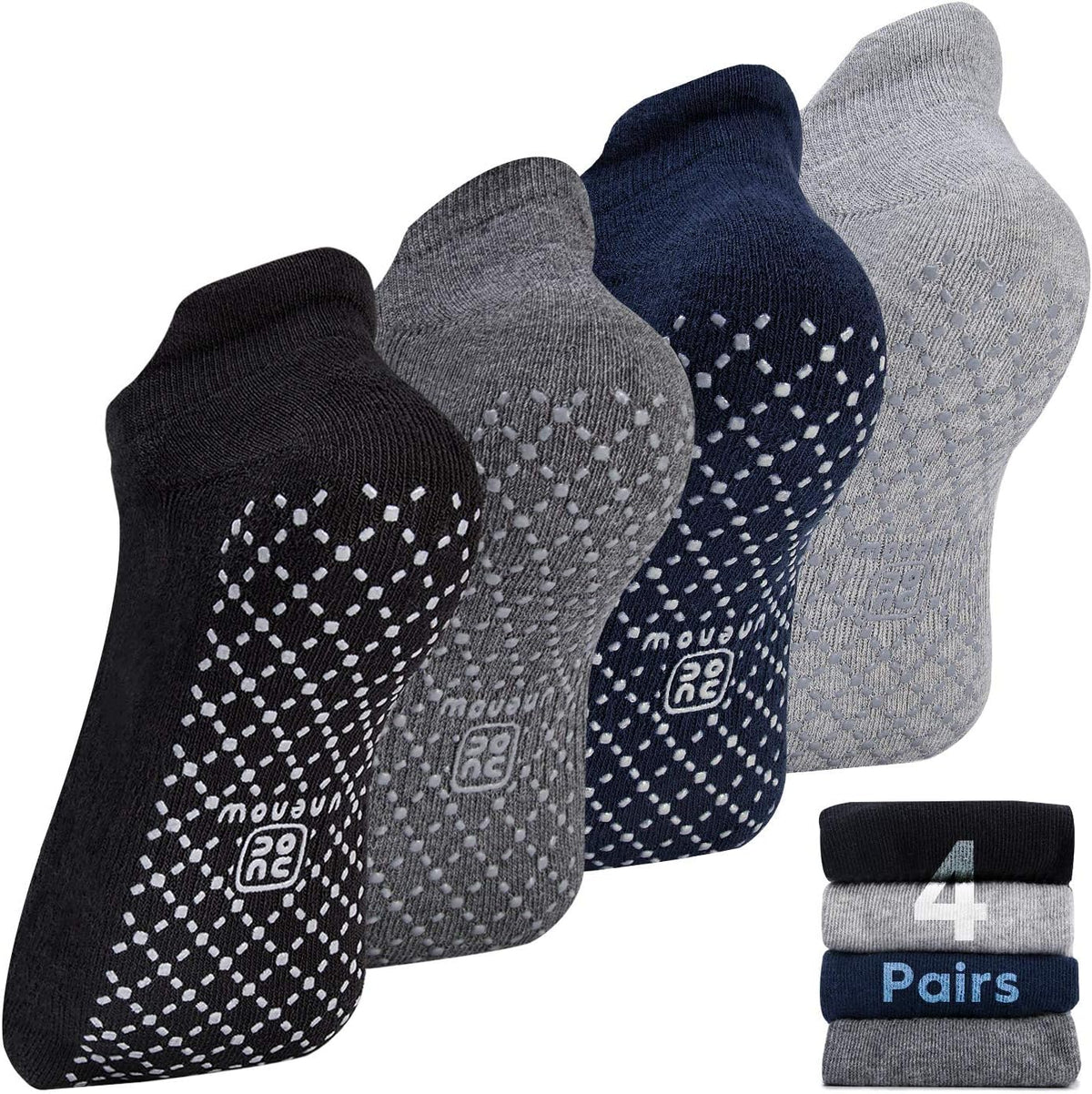 Ultimate Unisex Non-Slip Grip Socks for Yoga, Pilates, and Home Comfort