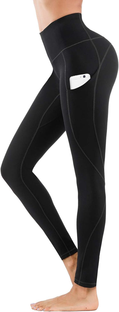 Ultimate Comfort High Waist Yoga Pants with Pockets - Soft Stretch Leggings for Women