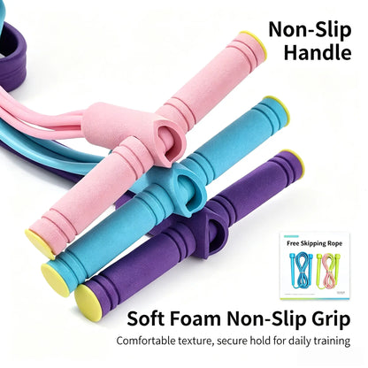 Transform Your Workout with the Foam Non-Slip Adjustable Pedal Resistance Band - Perfect for Core & Lower Body Strength Training at Home!